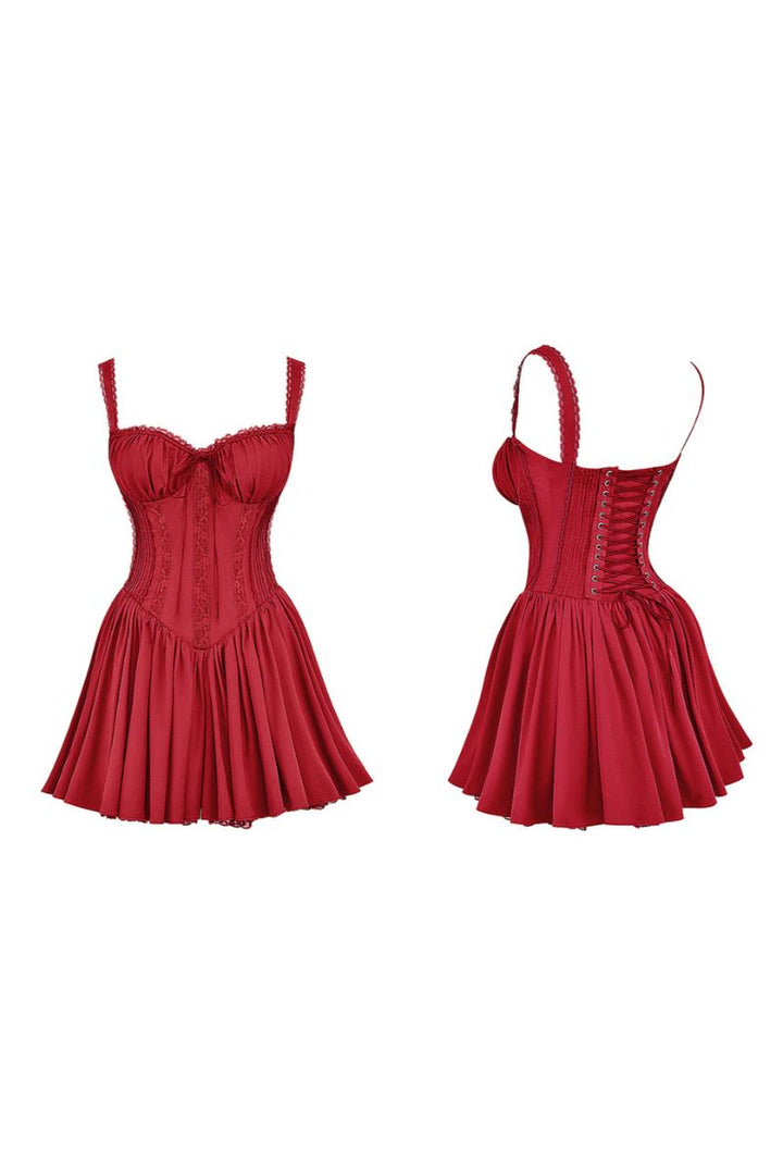 Ivy™ | Elegant Corset Lace Dress