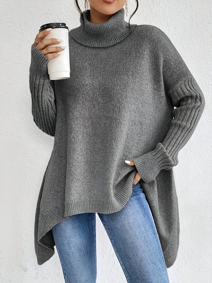 Charlotte™ | Casual Asymmetrical Hem Hooded T-Shirt