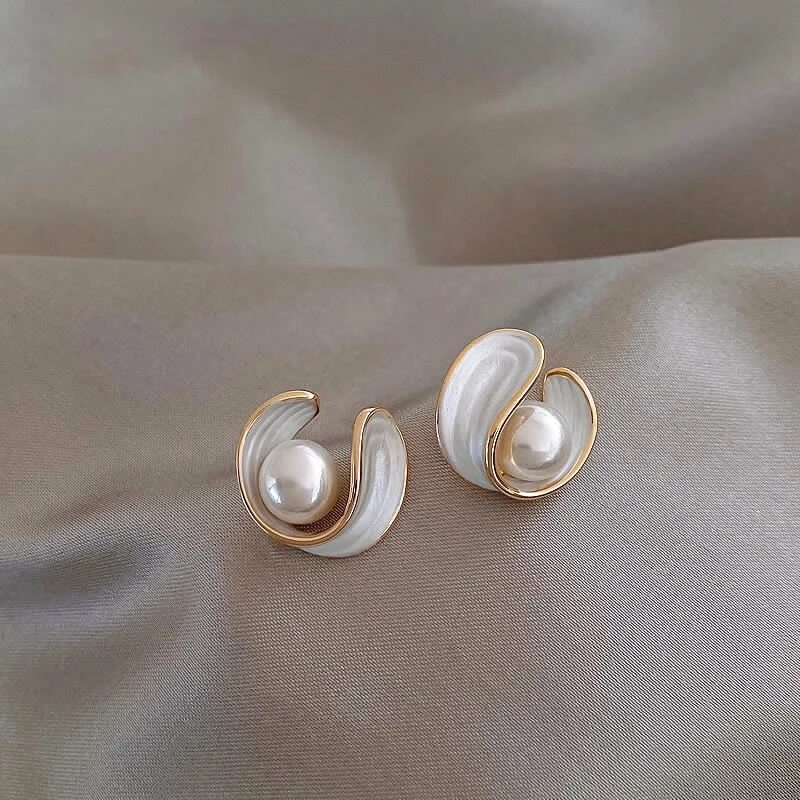 Opalya™ | Luxurious Opal Pearl Earrings for Women