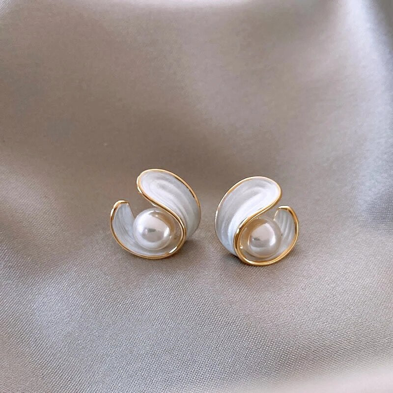 Opalya™ | Luxurious Opal Pearl Earrings for Women