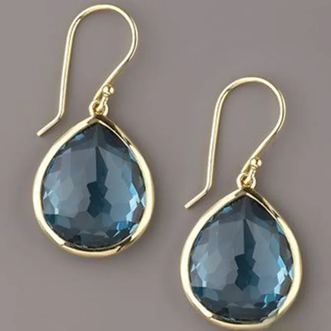 Sophie™ | Vintage Blue Crystal Earrings