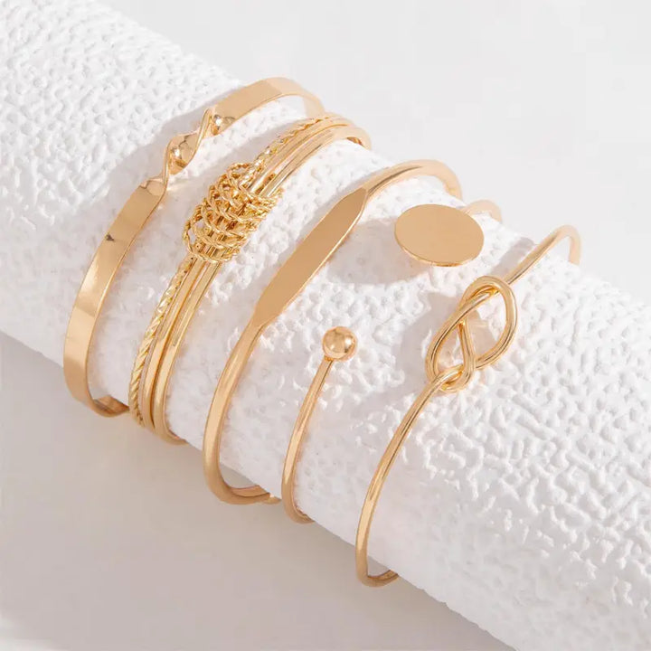 Knotted™ | 18K Gold Elegance Bracelet Set
