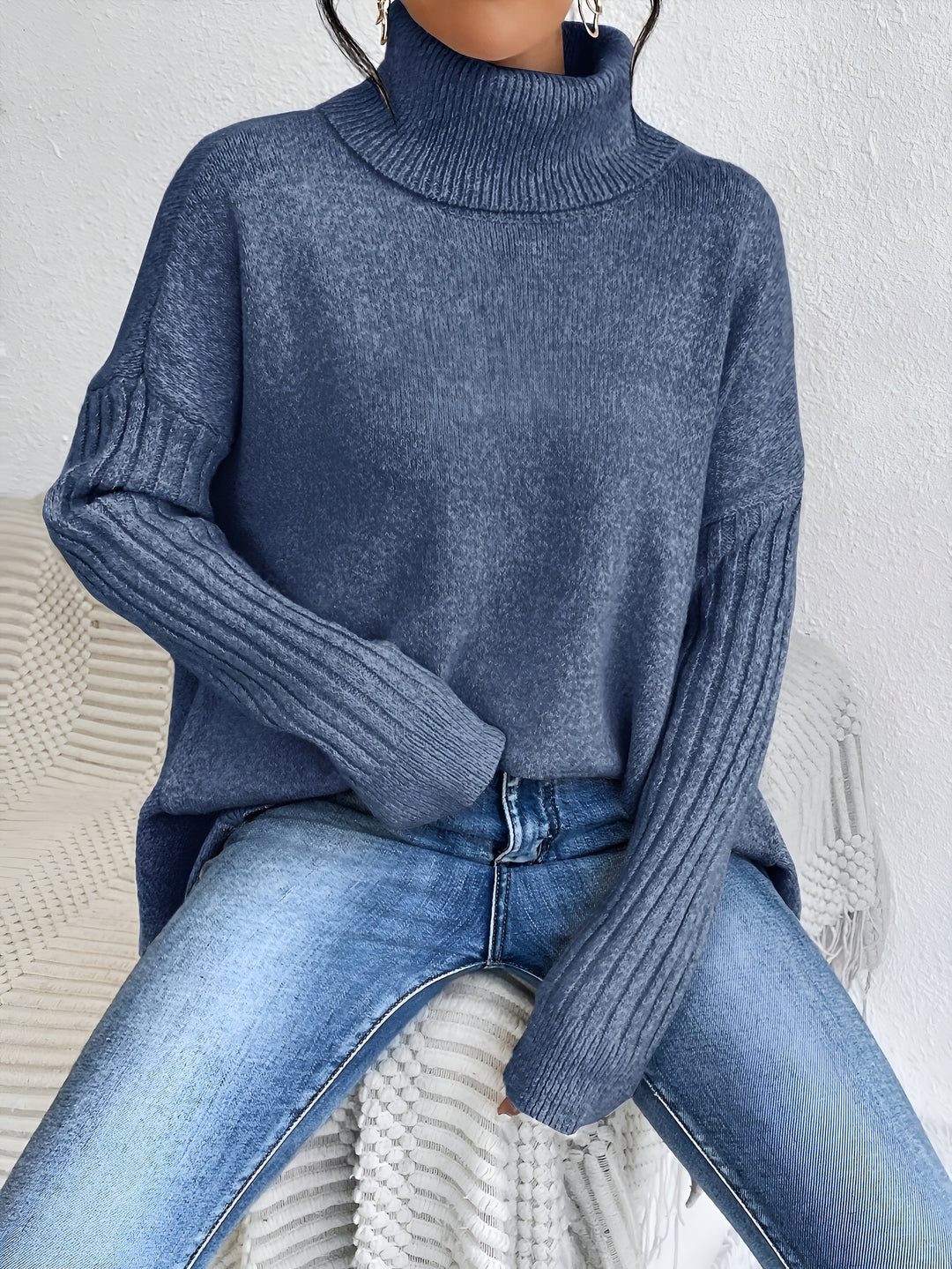 Charlotte™ | Casual Asymmetrical Hem Hooded T-Shirt