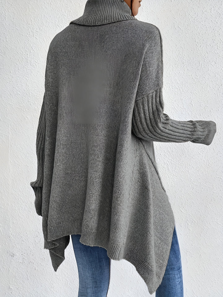 Charlotte™ | Casual Asymmetrical Hem Hooded T-Shirt