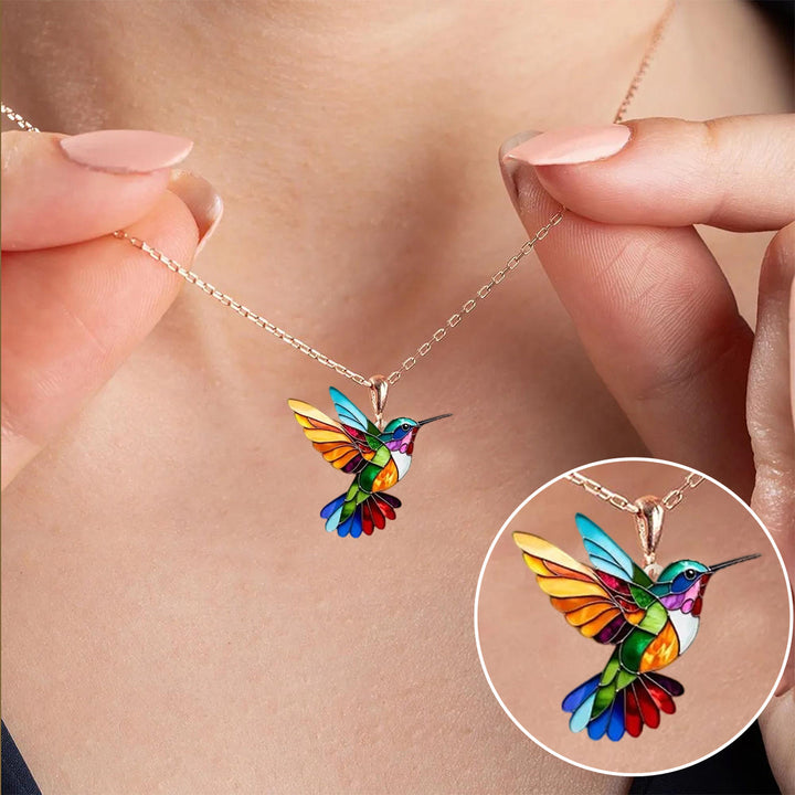 Aurea™ | Beautiful Hummingbird Design Necklace
