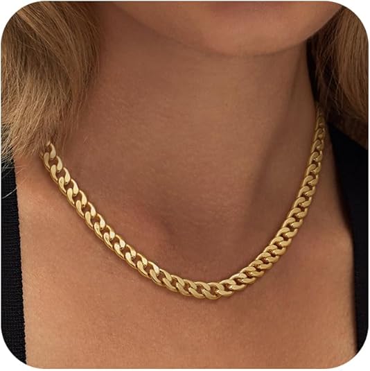 Cavaro™ | 18K Gold Chunky Cuban Link Necklace