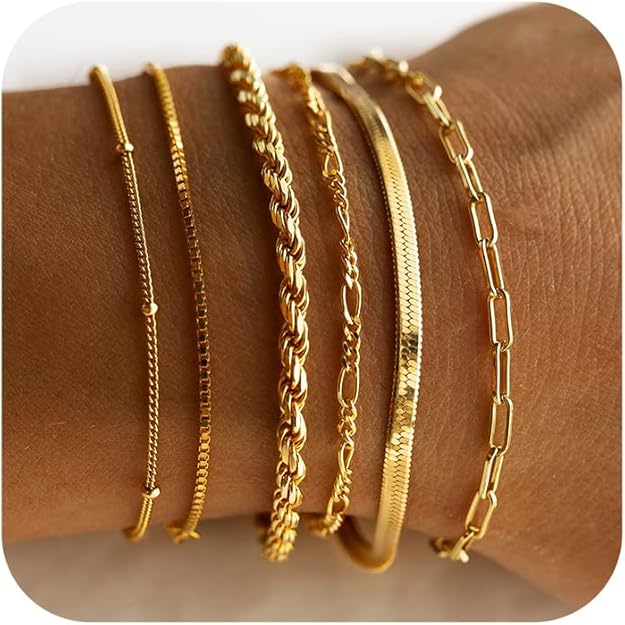 Vernetta™ | 16K Gold Bracelet Set