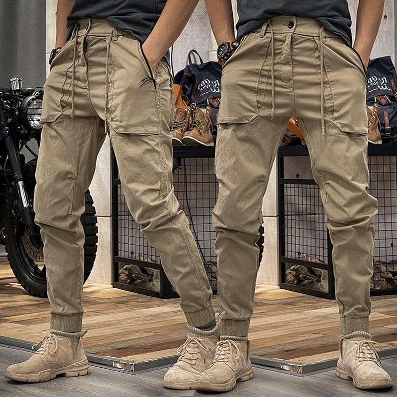 Marc | Elastic Cargo Trousers