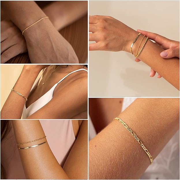 Vernetta™ | 16K Gold Bracelet Set