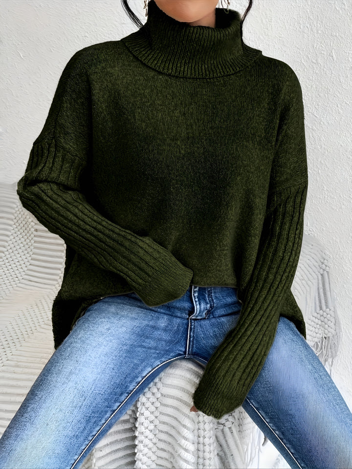 Charlotte™ | Casual Asymmetrical Hem Hooded T-Shirt