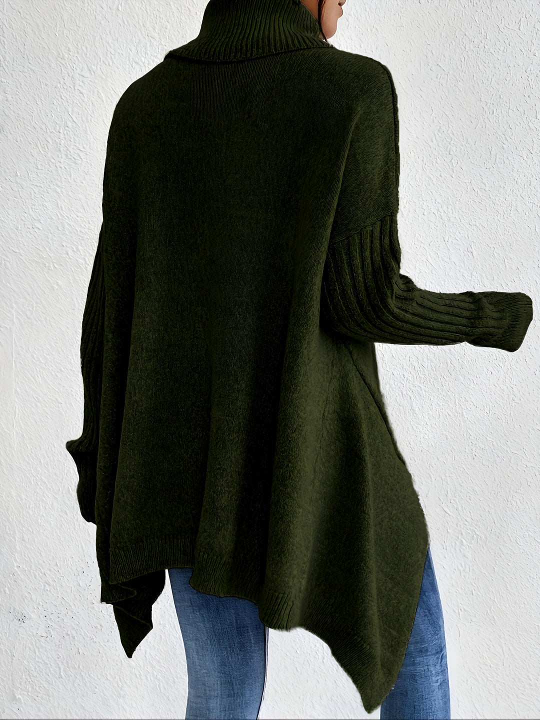 Charlotte™ | Casual Asymmetrical Hem Hooded T-Shirt