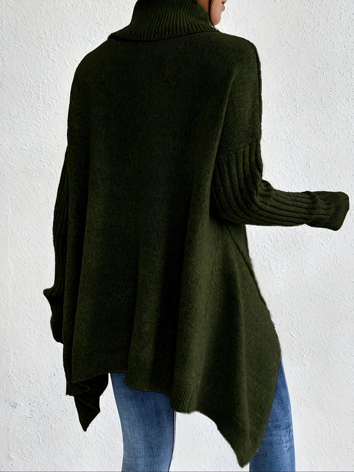 Charlotte™ | Casual Asymmetrical Hem Hooded T-Shirt