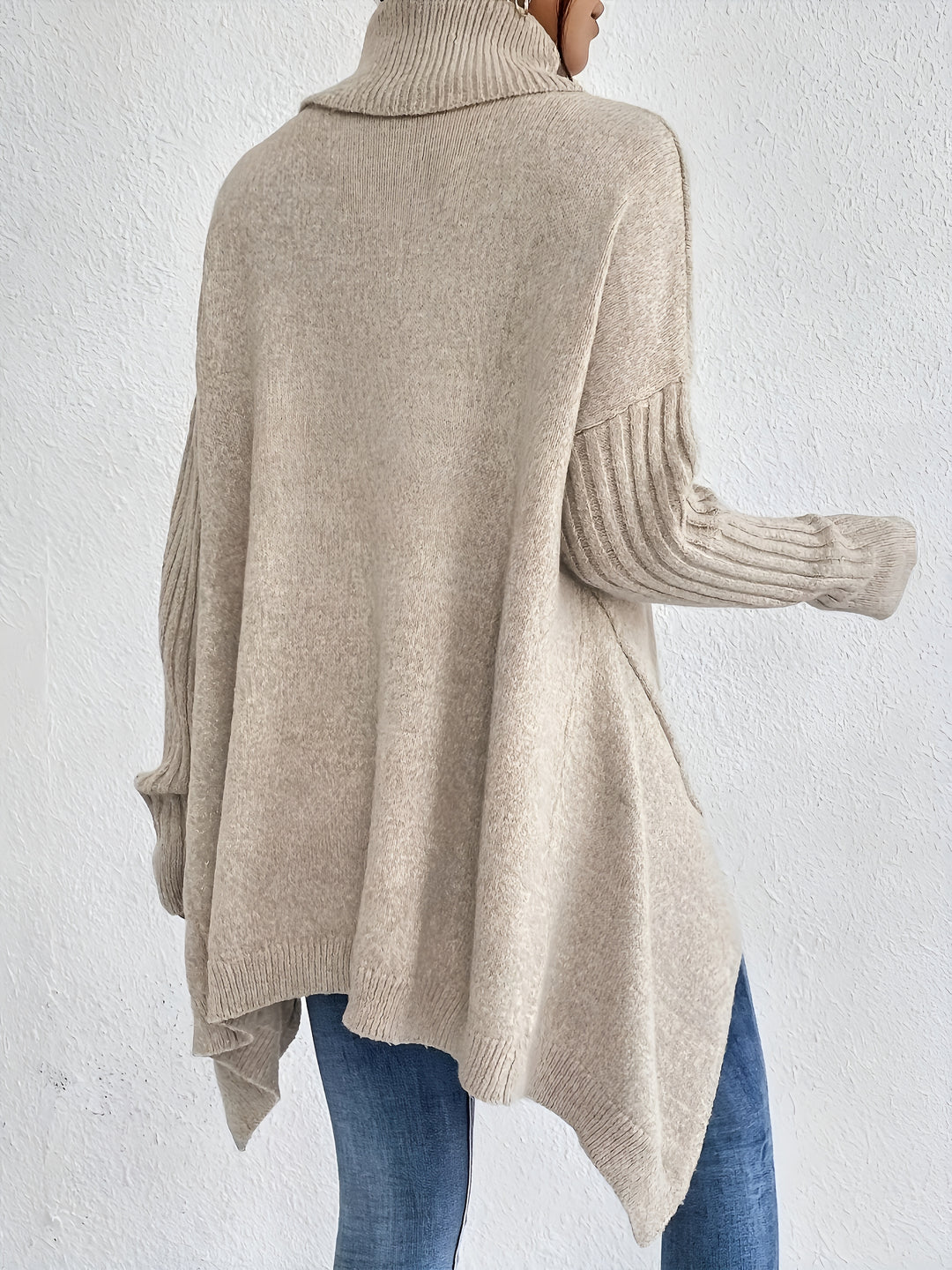 Charlotte™ | Casual Asymmetrical Hem Hooded T-Shirt