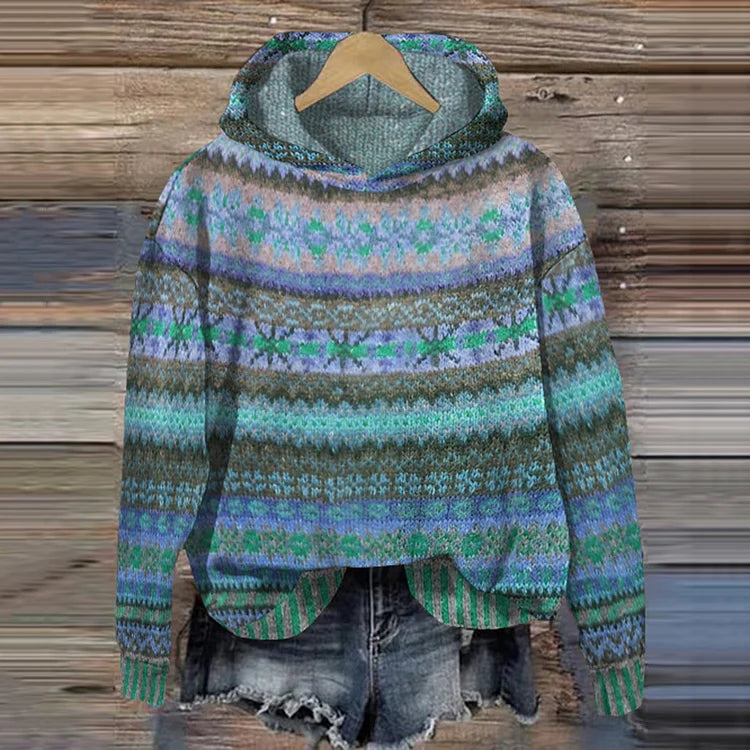 Millie™ | Ethnic Hooded Sweatshirt