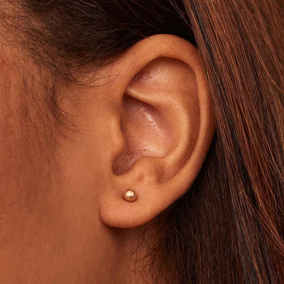 Ball™ | 16K Gold Studs
