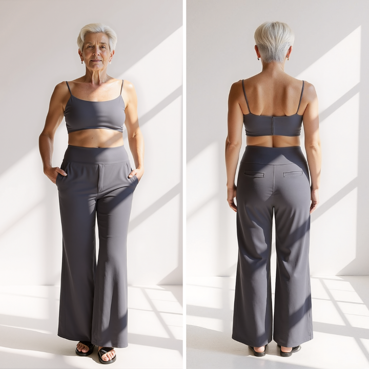 Ella™ | Elegant Wide-Leg High-Waisted Trousers
