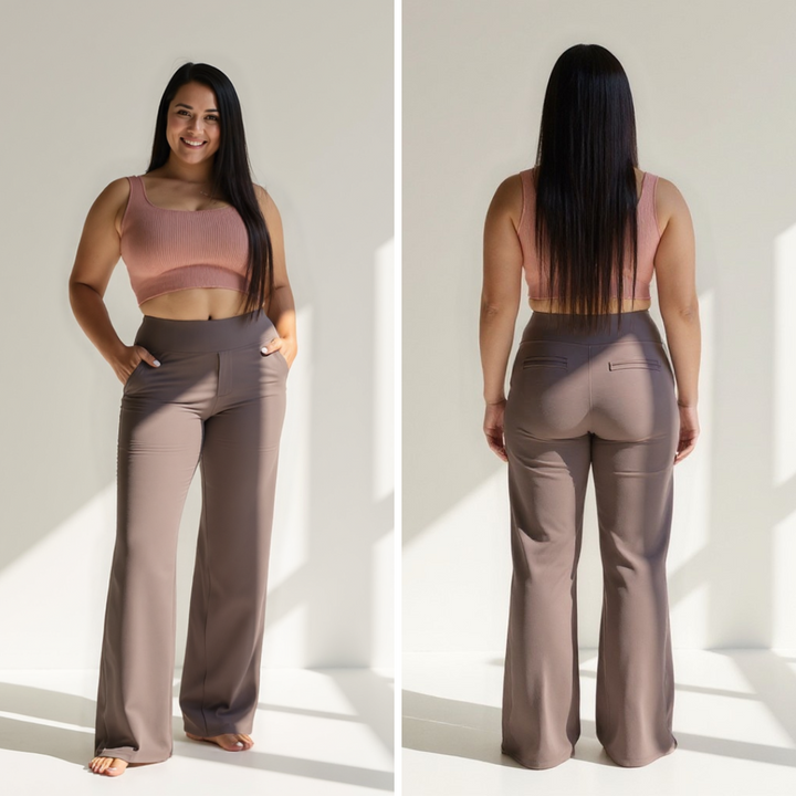 Ella™ | Elegant Wide-Leg High-Waisted Trousers