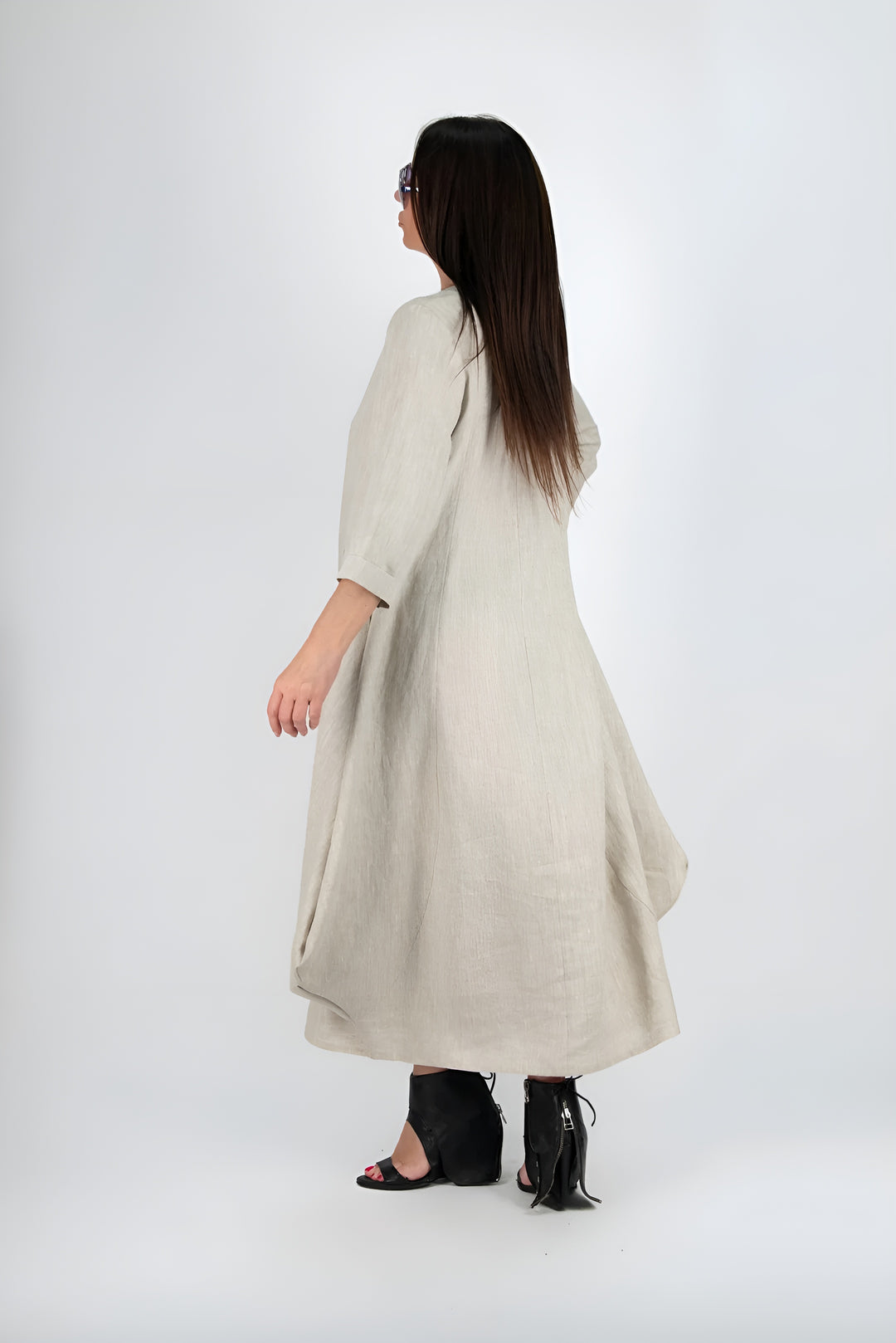 Olivia™ | Long Linen Dress