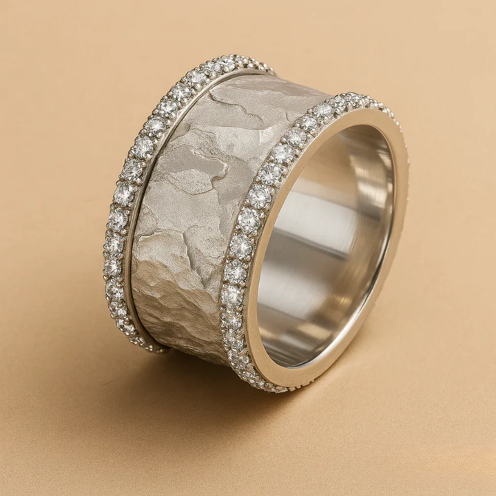 Lina™ | Vintage Silver Zirconia Ring for Ladies