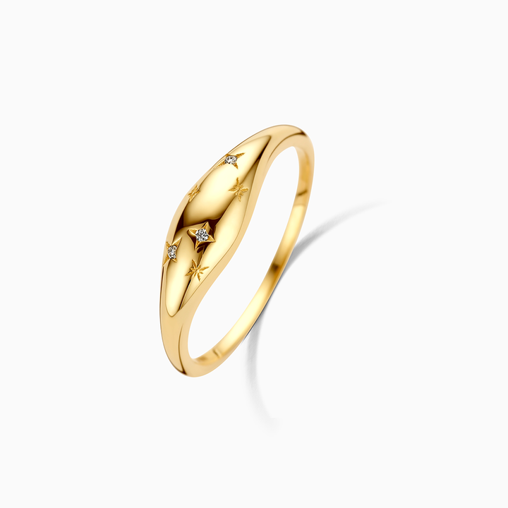 Dome™ | 14K Gold Diamond Ring