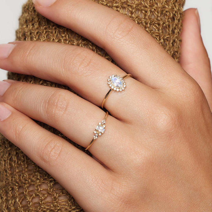 Muse™ | 14K Gold Moonstone Ring