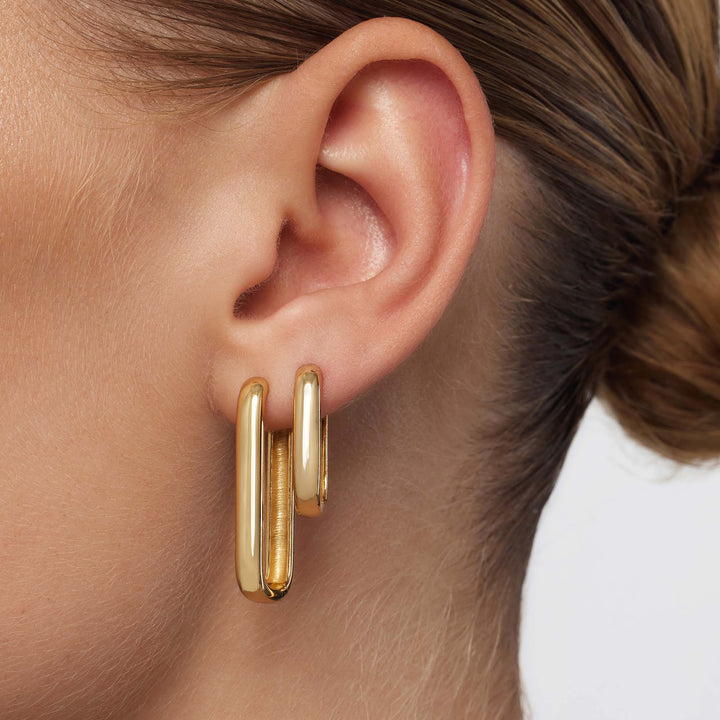 Icona™ | 18K Gold Large Hoop Earrings