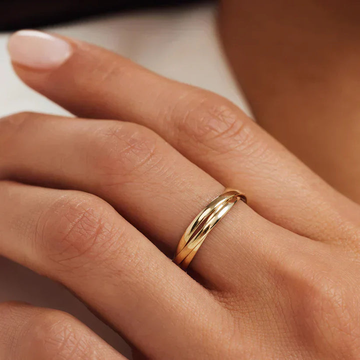 Lena™ | 14K Gold Trielle Ring