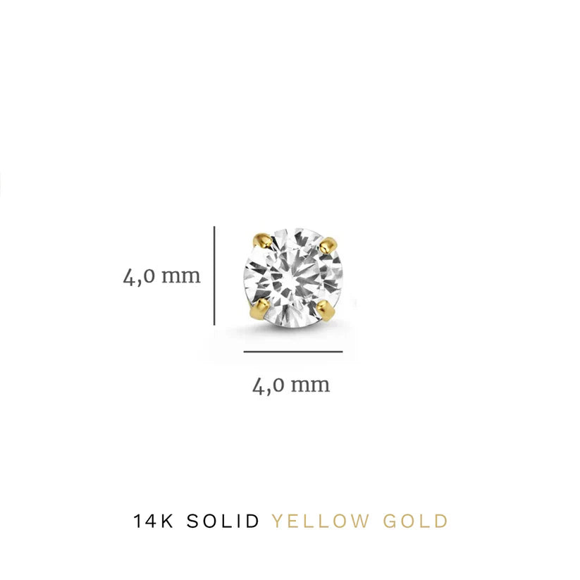 Larmes™ | 14K Gold Stone Earring Set