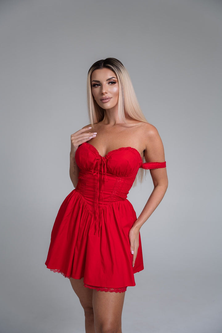 Ivy™ | Elegant Corset Lace Dress