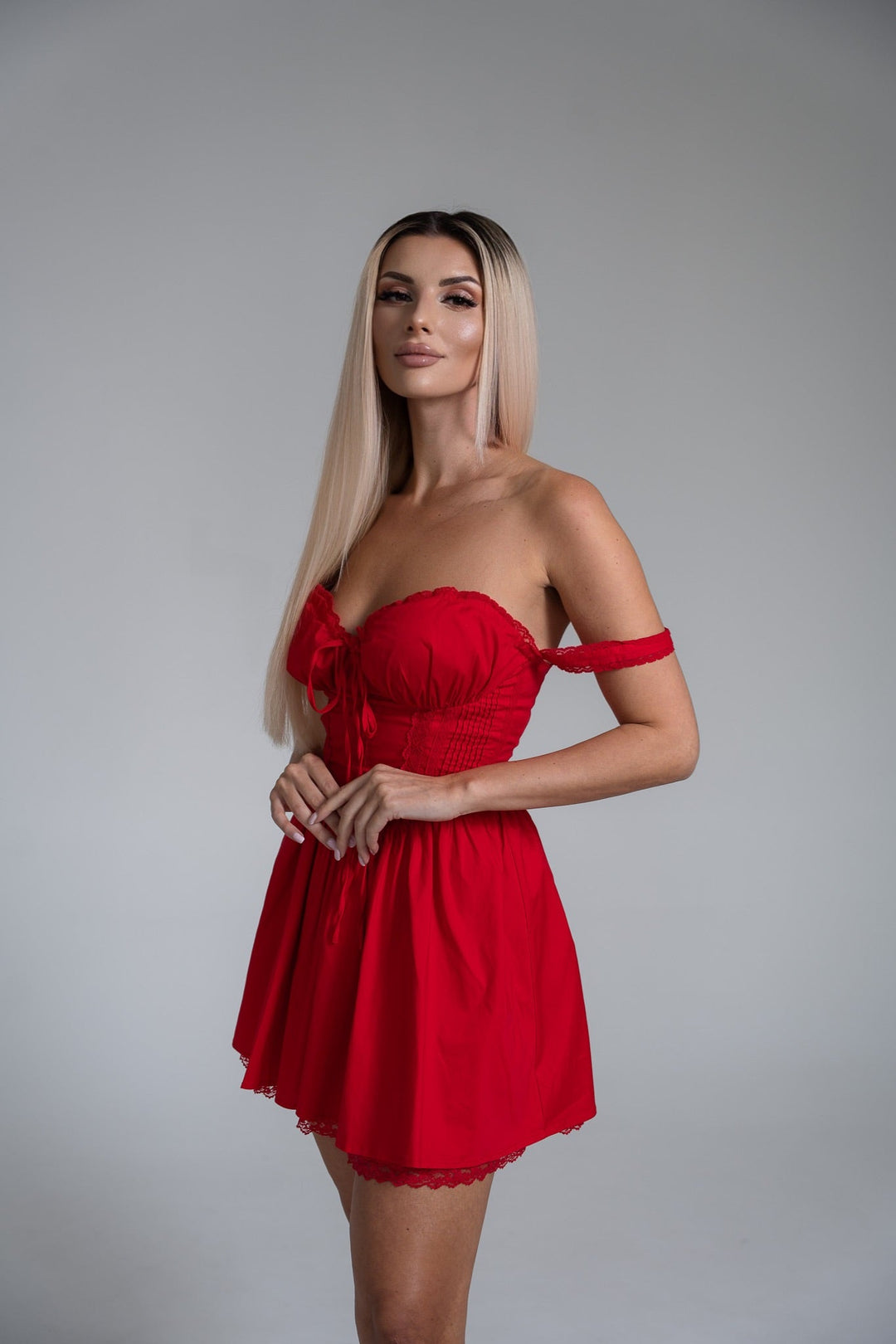 Ivy™ | Elegant Corset Lace Dress