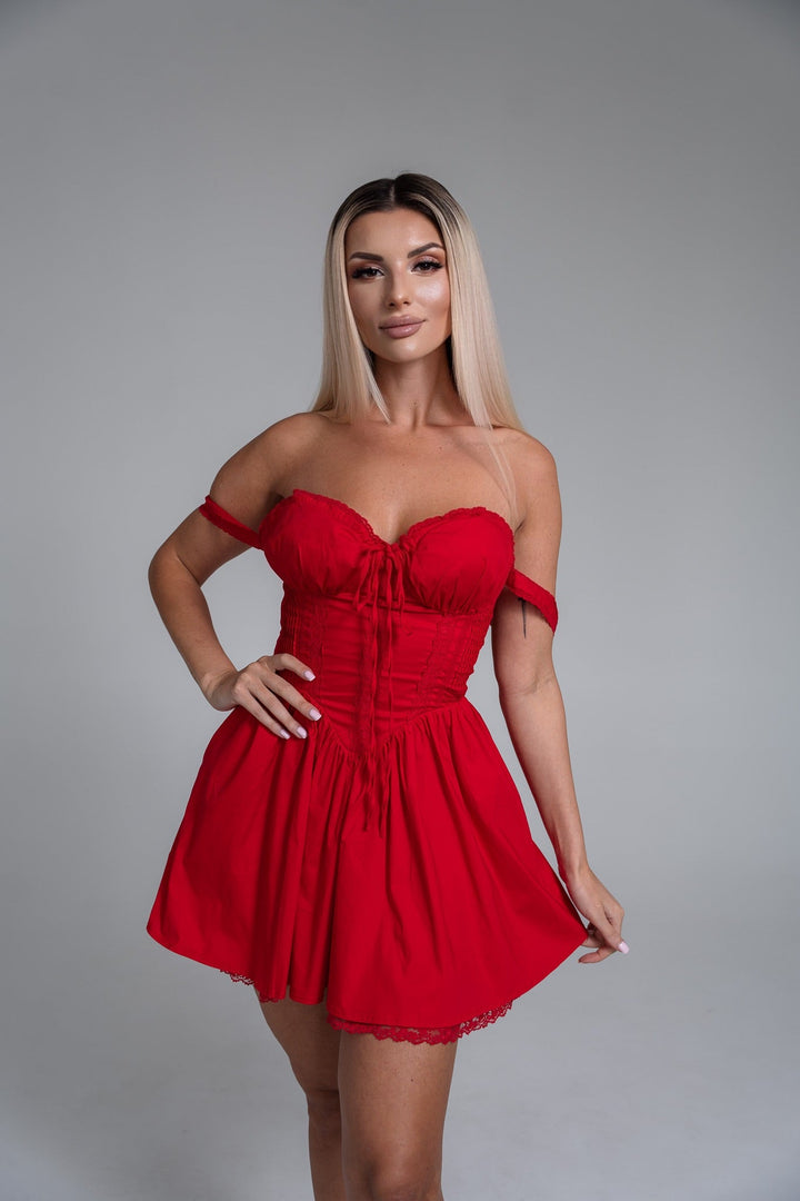 Ivy™ | Elegant Corset Lace Dress