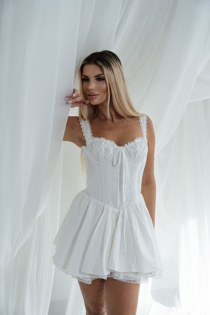 Ivy™ | Elegant Corset Lace Dress