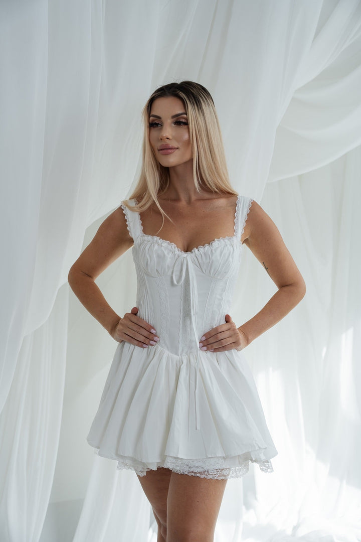 Ivy™ | Elegant Corset Lace Dress