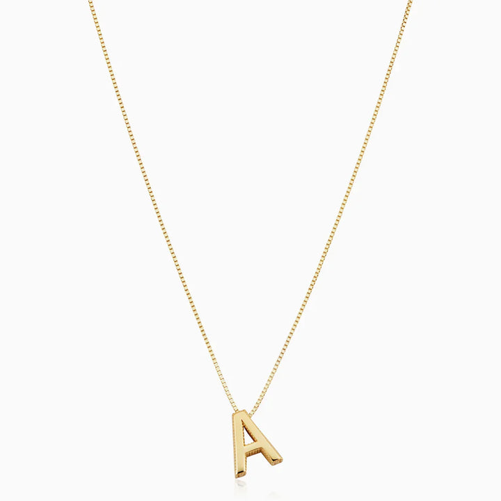 LoveNote™ | 18K Gold Letter Initial Necklace