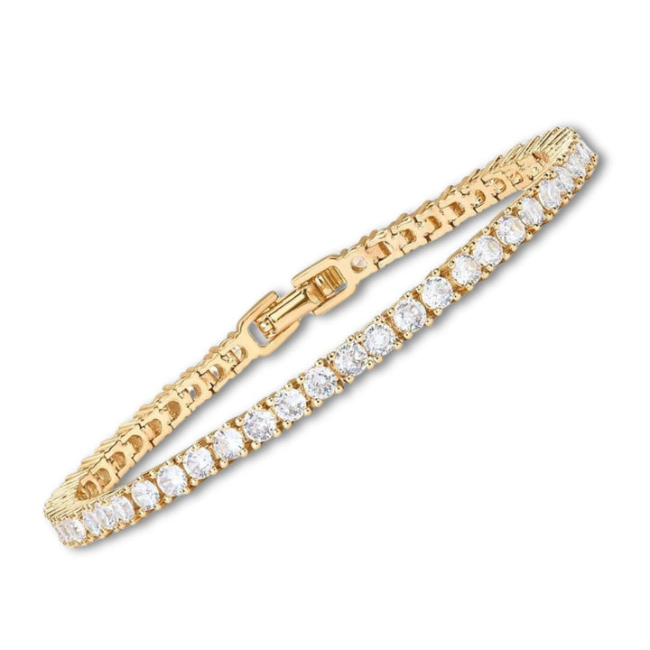 Lustra™ | 18K Gold Moissanite Tennis Bracelet