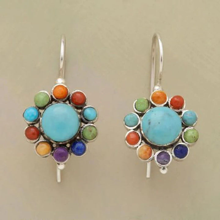 Tierra™ | Multi-Coloured Turquoise Earrings