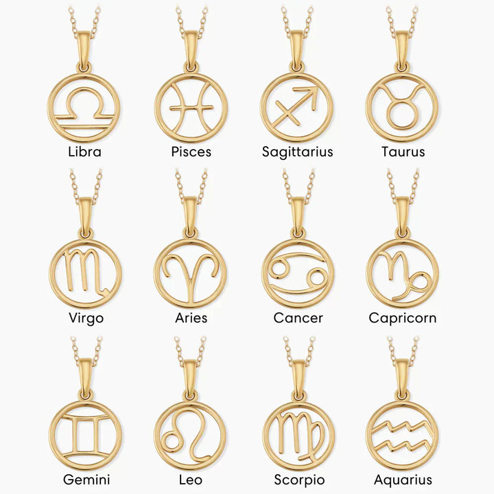 Zodia™ | 18K Gold Zodiac Sign Necklace