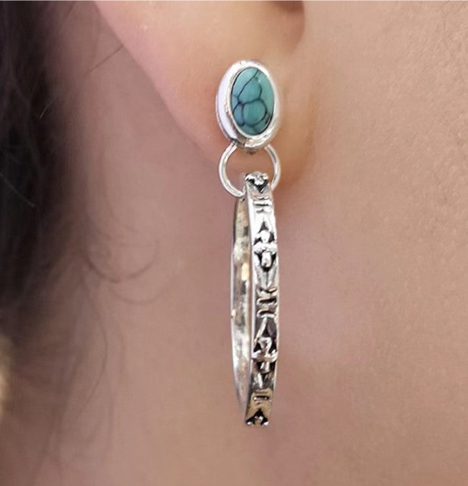 Seraphina™ | Vintage Boho Earrings with Onyx