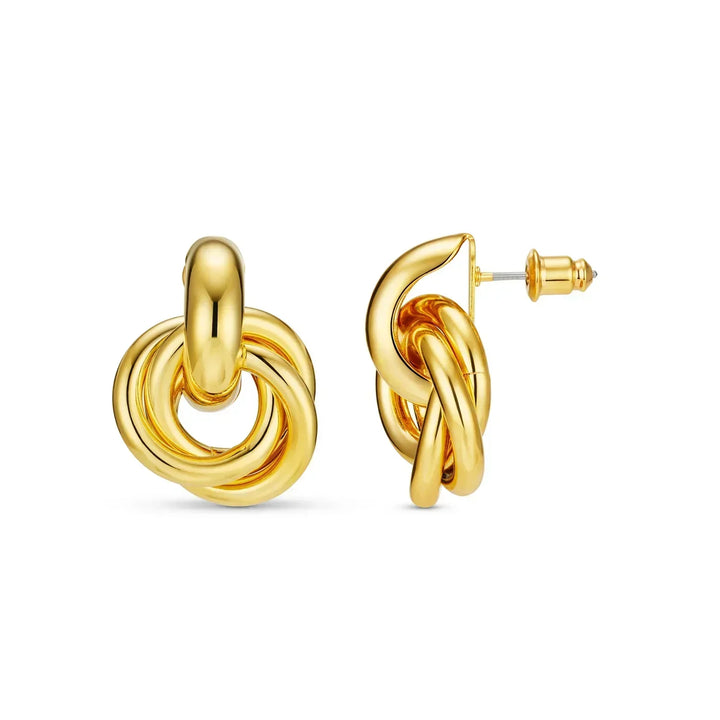 Interlock™ | 14K Gold Statement Earrings