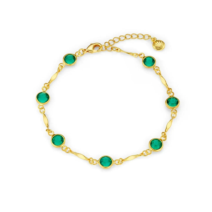 Emeralda™ | 18K Gold Link Chain Bracelet