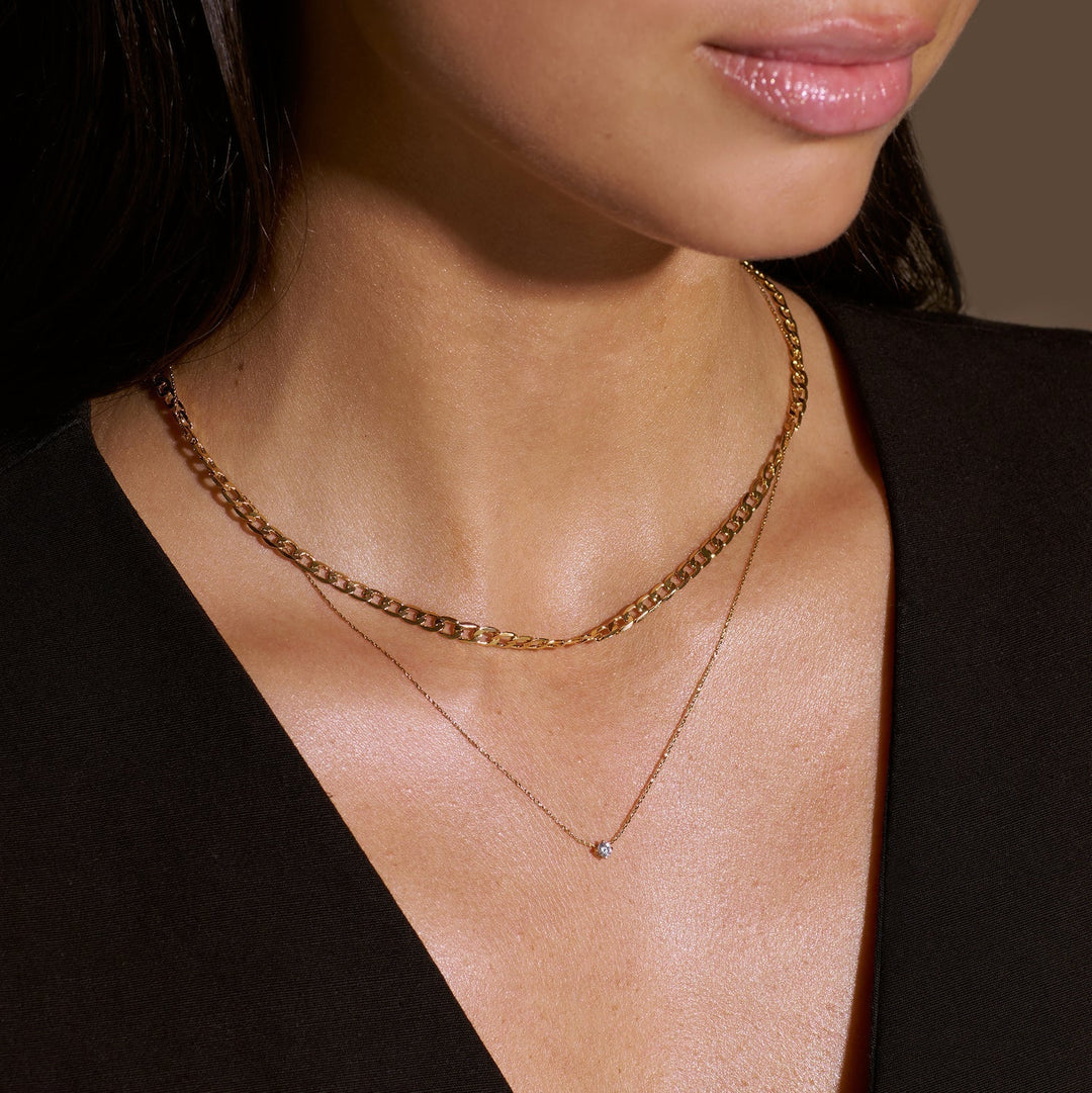 Vero™ | 16K Gold Flat Link Chain