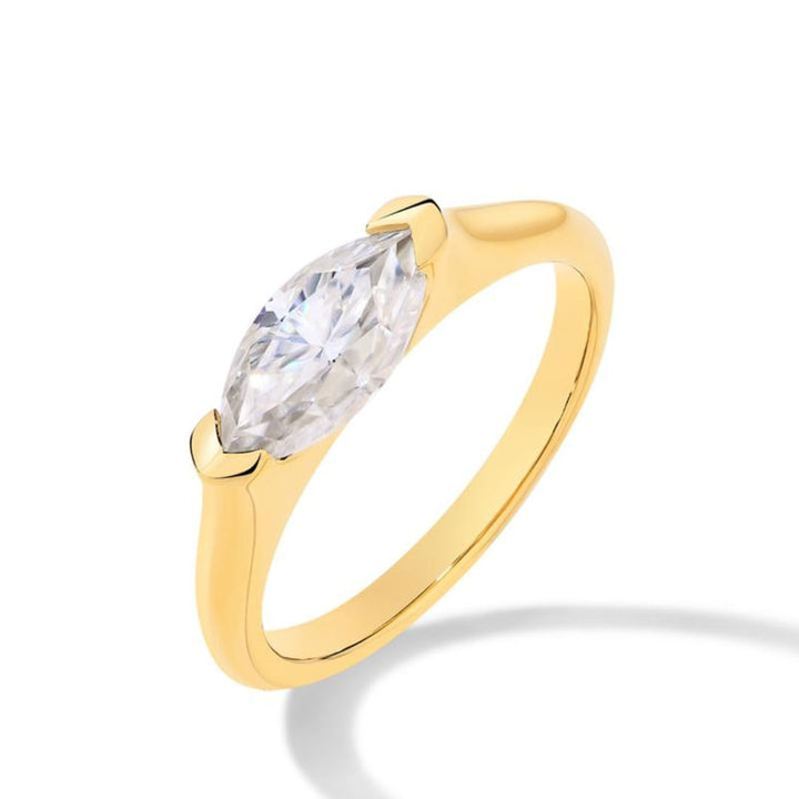 Hailey™ | 18K Gold Playa Thin Ring