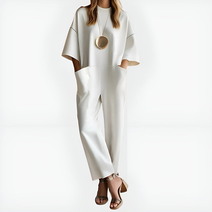 Mabel™ | Elegant Short Sleeve Jumpsuit