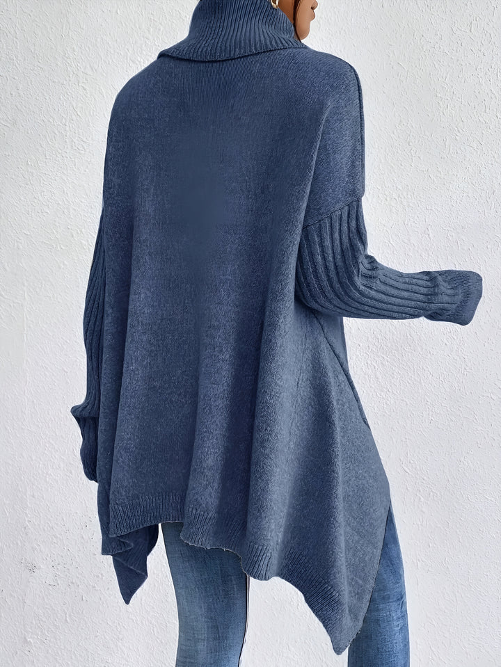 Charlotte™ | Casual Asymmetrical Hem Hooded T-Shirt