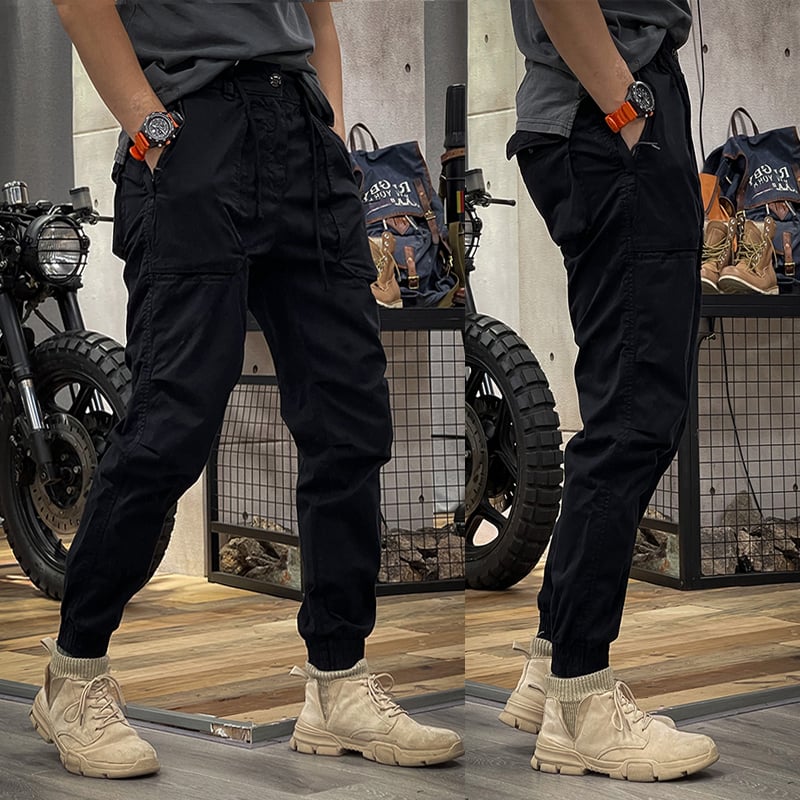 Marc | Elastic Cargo Trousers