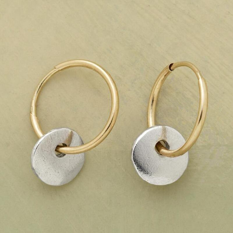 Gilded™ | Gilded Hoops & Silver Earrings