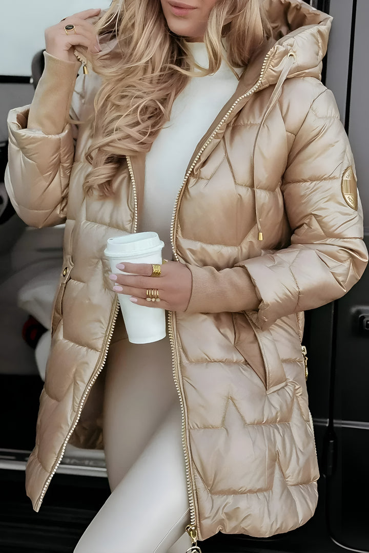 Chloe™ | Elegant Winter Coat with Hood and Padding