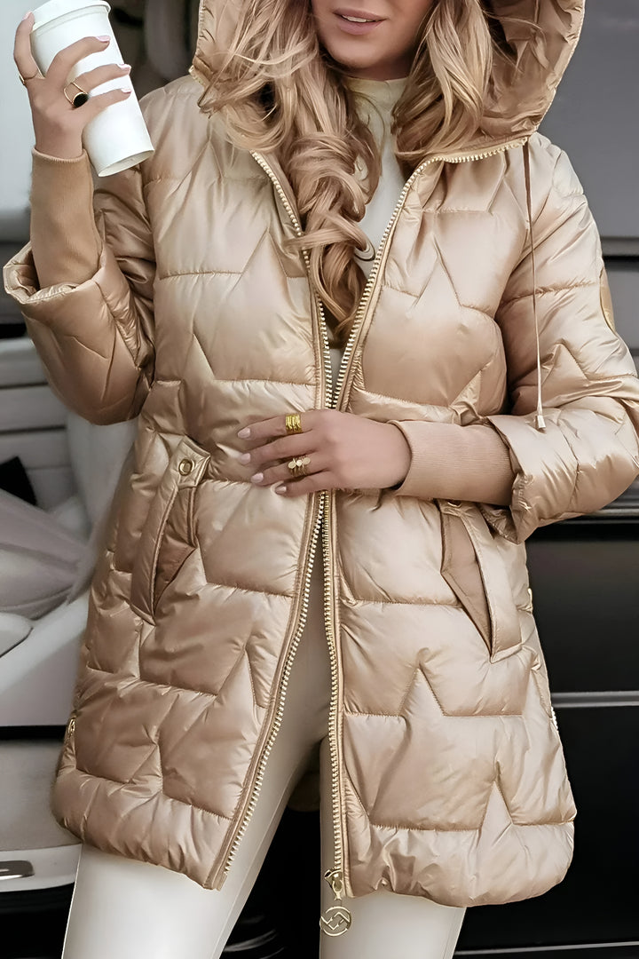 Chloe™ | Elegant Winter Coat with Hood and Padding