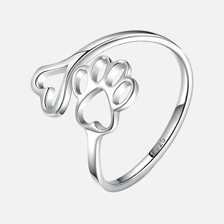 Calder™ | Adjustable Paw-Heart Ring