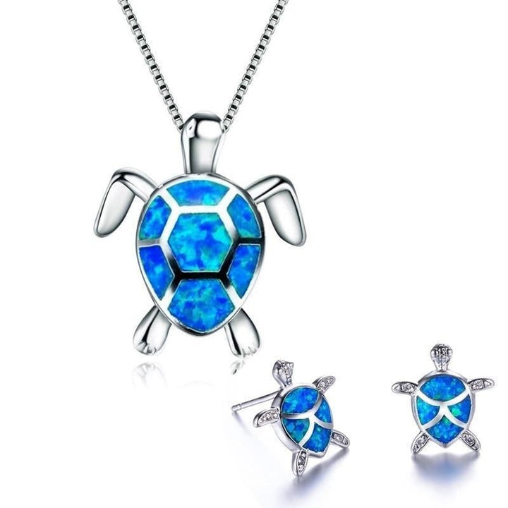 OpalWave™ | Turtle Jewellery Set